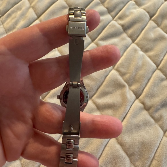 Fossil Women's Silver and White Watch - Picture 3 of 4